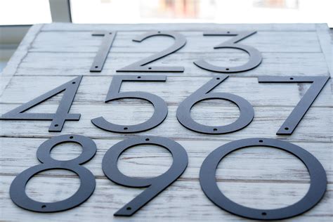 house numbers metal|10 inch metal house numbers.